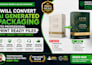 convert al generated packaging into professional print ready files cmyk print